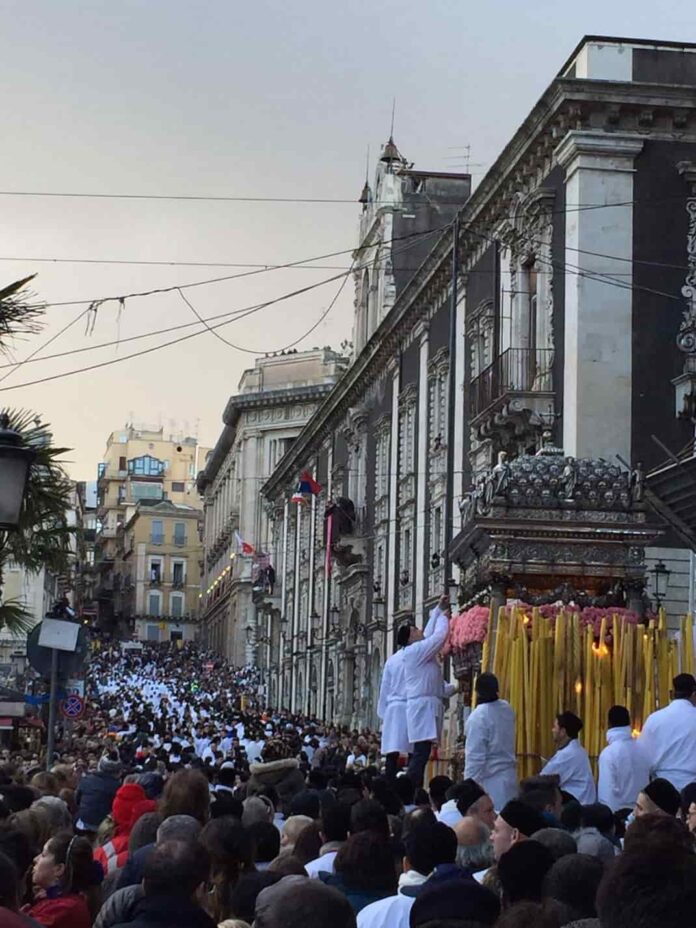 festa S. Agata, piazza Stesicoro