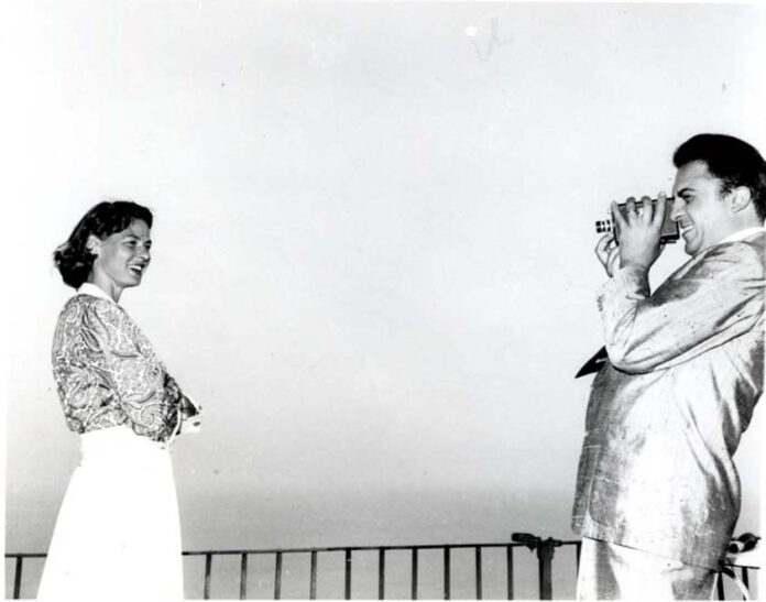 Ingrid Bergman e Federico Fellini Archivio Taormina Arte
