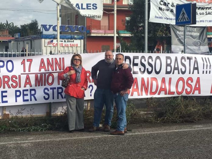 Margherita Patti, Andrea Montagni e Carmelo Cocuzza a Sigonella