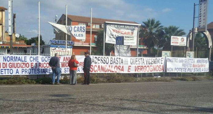 Protesta Cocuzza Sigonella