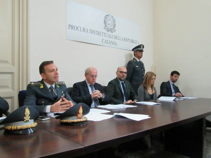 conferenza stampa procura Catania
