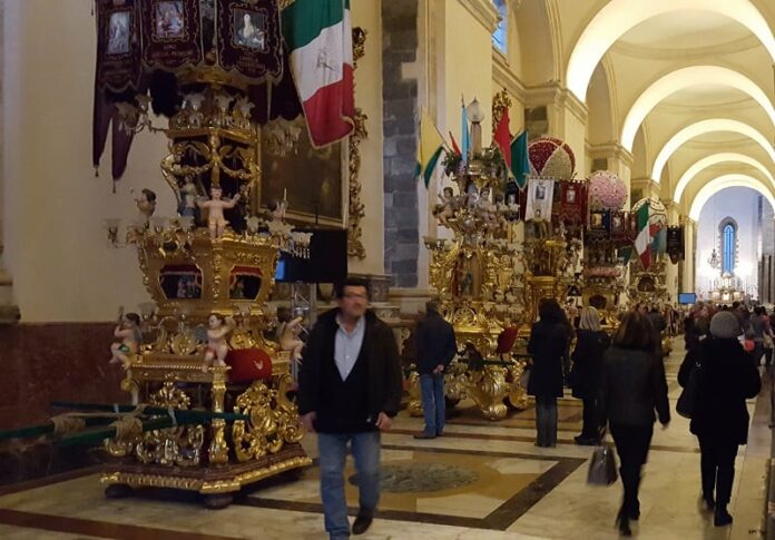 candelore cattedrale Catania