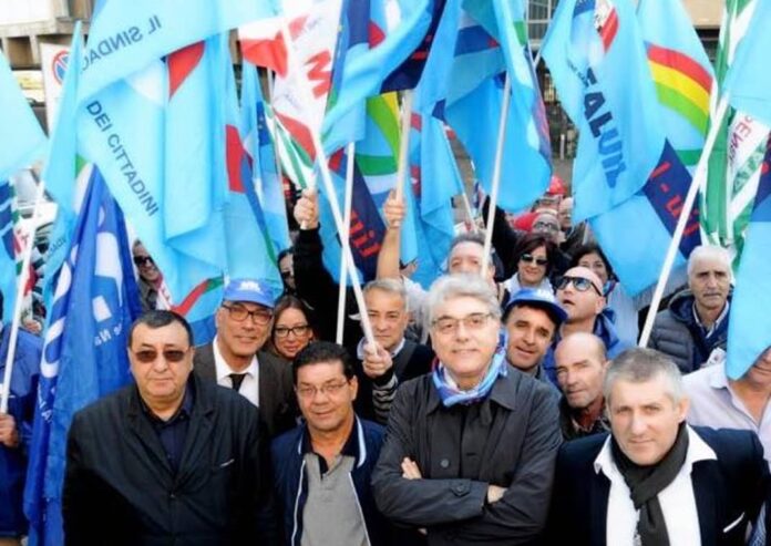 manifestazione Uil Fortunato Parisi