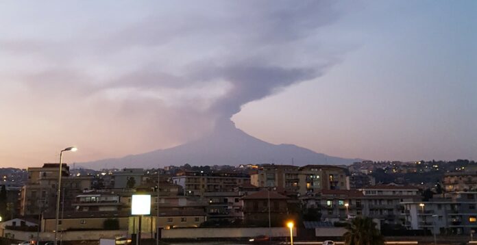 Etna cenere