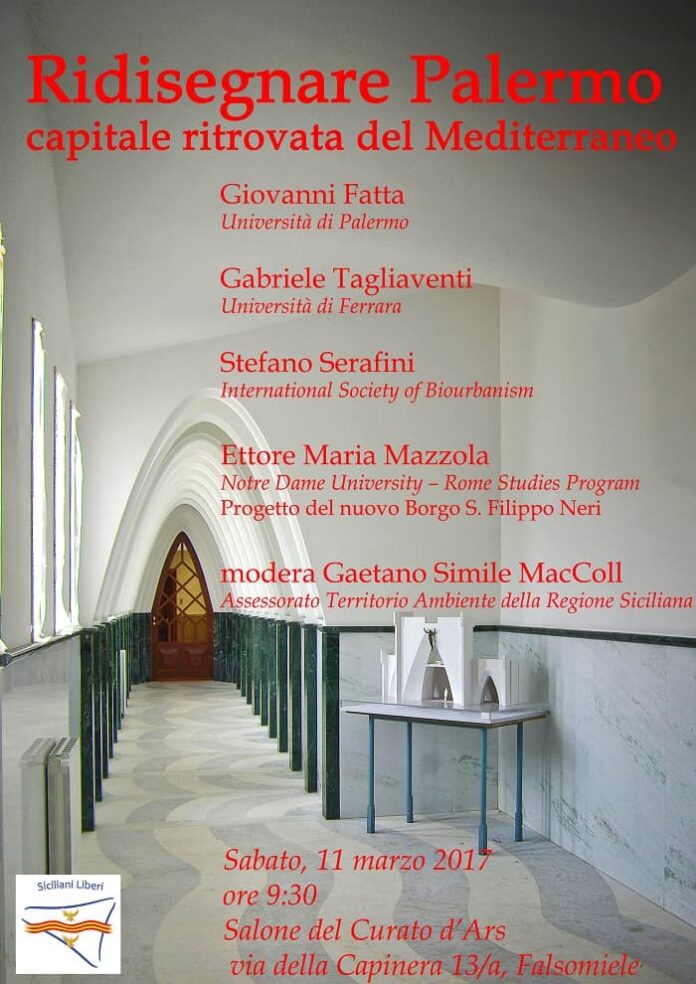 locandina convegno ridisegnare Palermo