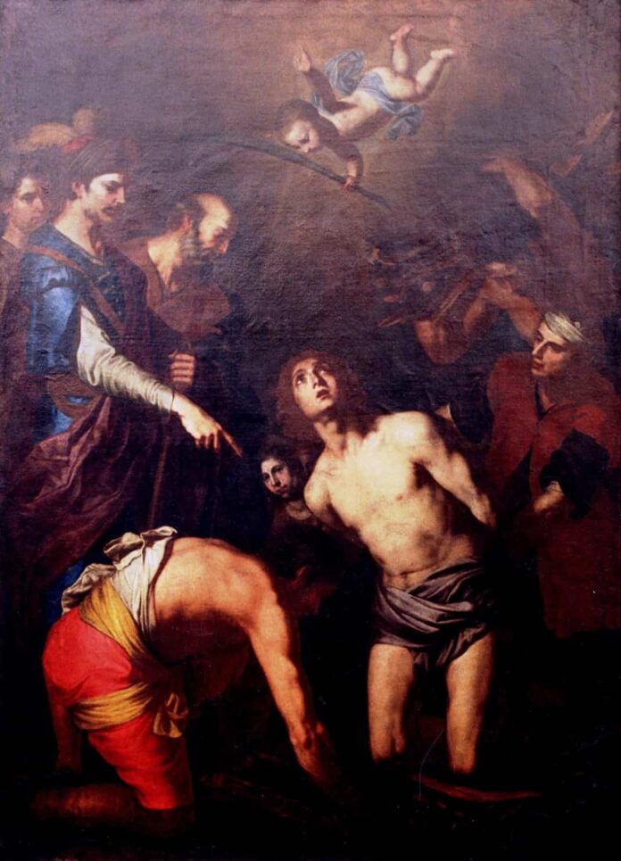 Mostra caravaggeschi - Pittore fiammingo - siciliano, Martirio di San Lorenzo