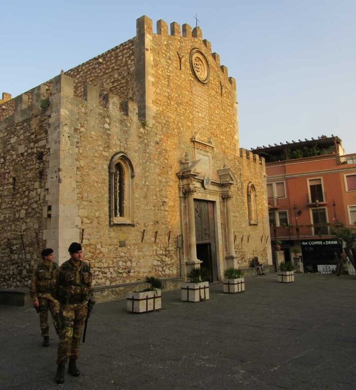 Taormina presidiata dall'esercito per il G7