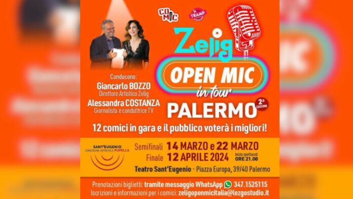 APERTURA-HASHTAG-SICILIA-NEWS-NOTIZIE-GIORNALE-ONLINE-OGGI-NOTIZIA-DEL-GIORNO-REDAZIONE - ZELIG OPEN MIC - PALERMO - TOUR - SPETTACOLI - COMICI